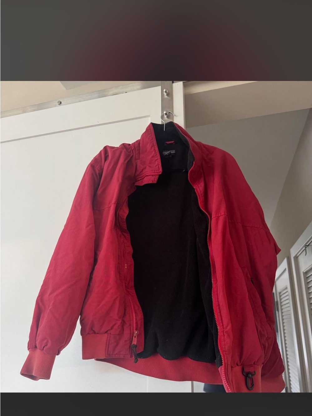 Red Bomber Jacket